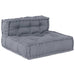 Pernă 4 pcs Gri 70 x 70 x 54 cm Poliester - WALTI WALTI