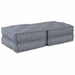 Pernă 2 pcs Gri 70 x 70 x 36 cm Poliester - WALTI WALTI