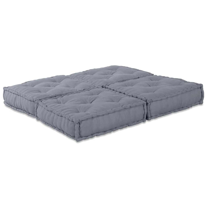 Pernă 2 pcs Gri 70 x 70 x 36 cm Poliester - WALTI WALTI
