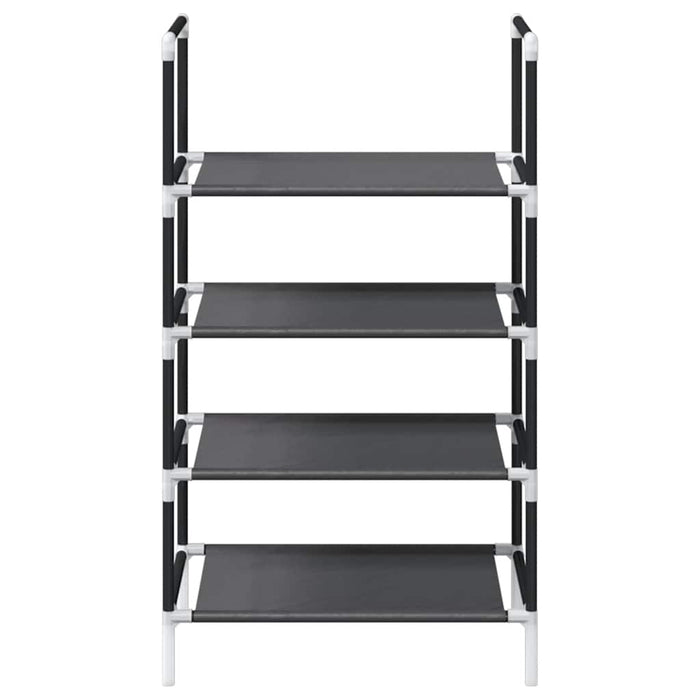 Suport pantofi 4 niveluri negru 44x28x77 cm țesătură nețesă - WALTI WALTI