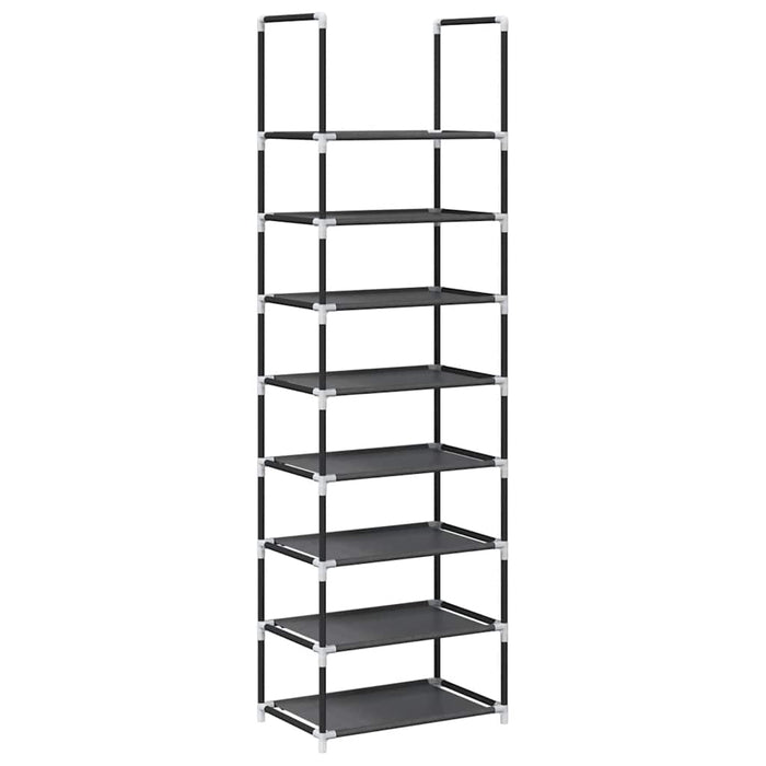 Suport pantofi 8 niveluri, negru, 44x28x145 cm, țesătură nețesă - WALTI WALTI