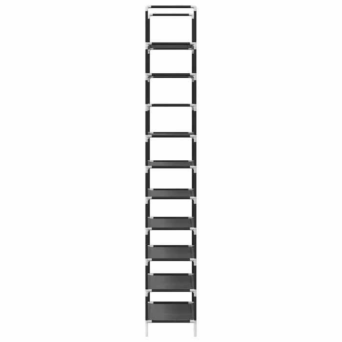 Suport pantofi 10 niveluri negru 44x28x180 cm țesătură nețesă - WALTI WALTI