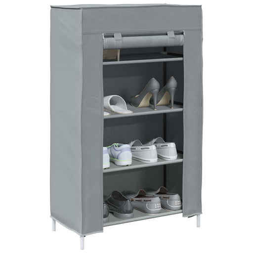 Dulap pantofi gri 60,5x30x97 cm țesătură nețesă - WALTI WALTI