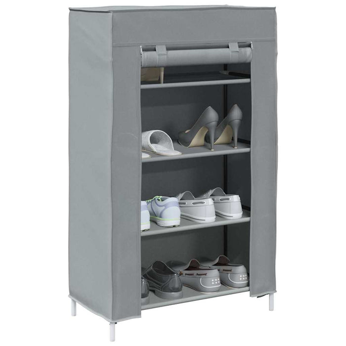Dulap pantofi gri 60,5x30x97 cm țesătură nețesă - WALTI WALTI