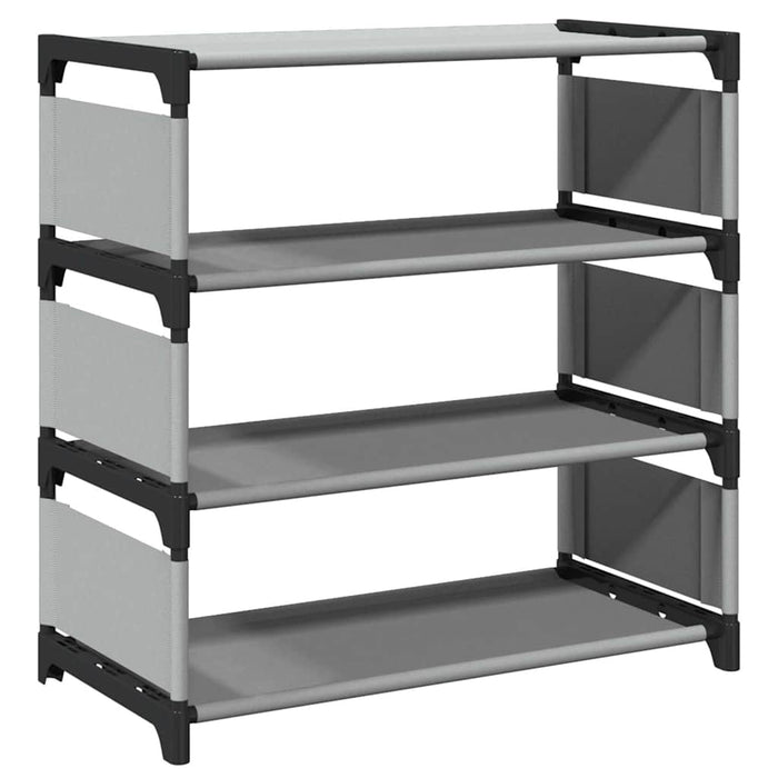 Suport pantofi 4 niveluri gri 54x28x55 cm țesătură nețesă WALTI