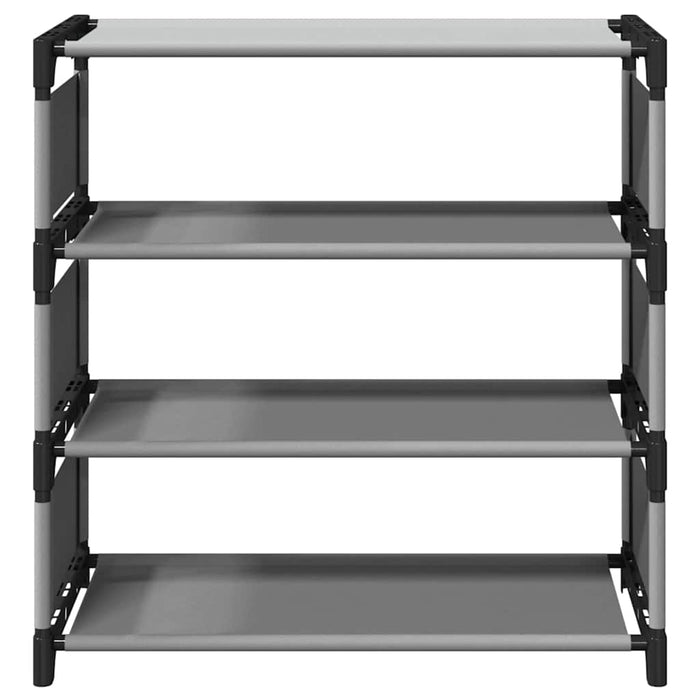 Suport pantofi 4 niveluri gri 54x28x55 cm țesătură nețesă WALTI