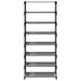 Suport pantofi cu 8 niveluri, gri 54x28x124 cm, nețesut - WALTI WALTI