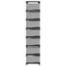 Suport pantofi cu 8 niveluri, gri 54x28x124 cm, nețesut - WALTI WALTI