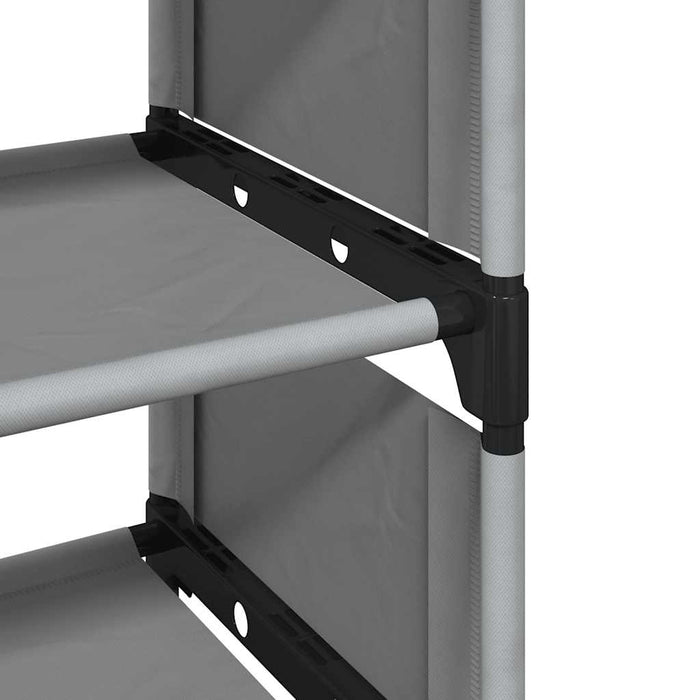 Suport pantofi cu 8 niveluri, gri 54x28x124 cm, nețesut - WALTI WALTI