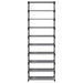 Suport pantofi 10 niveluri gri 54x28x158 cm țesătură nețesă - WALTI WALTI