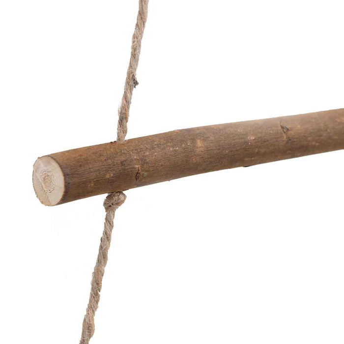 Brazi de Crăciun suspendați cu stele de sus 2 buc Ramă naturală - WALTI WALTI