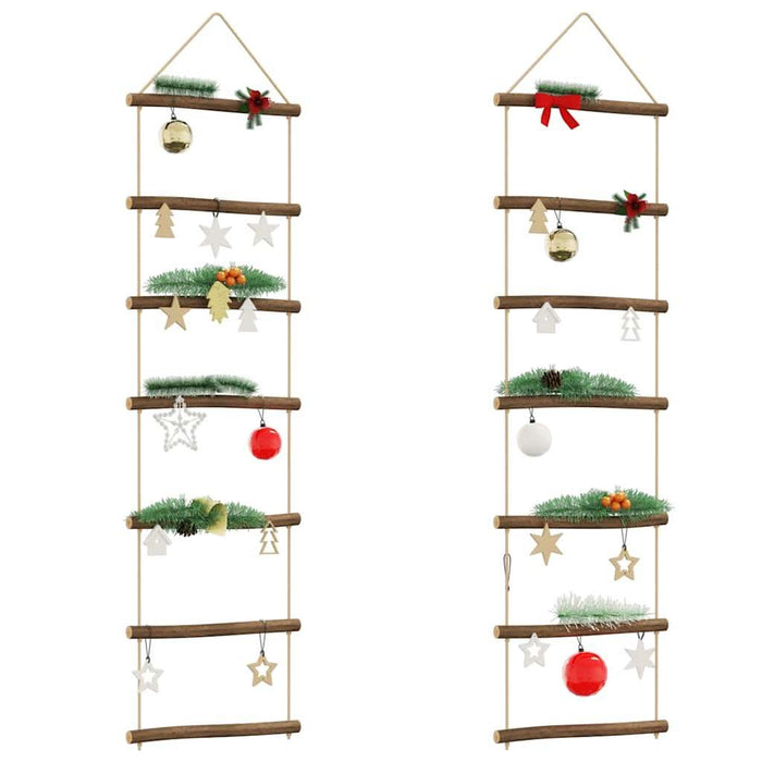 Decoratiuni de perete în formă de scară 2 buc Ramă naturală - WALTI WALTI