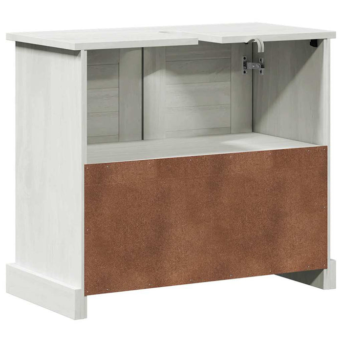 Dulap de chiuvetă cu raft VIGO Alb și Alb Antic 68 x 34 x 59 cm - WALTI WALTI