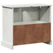 Dulap de chiuvetă cu raft VIGO Alb și Alb Antic 68 x 34 x 59 cm - WALTI WALTI