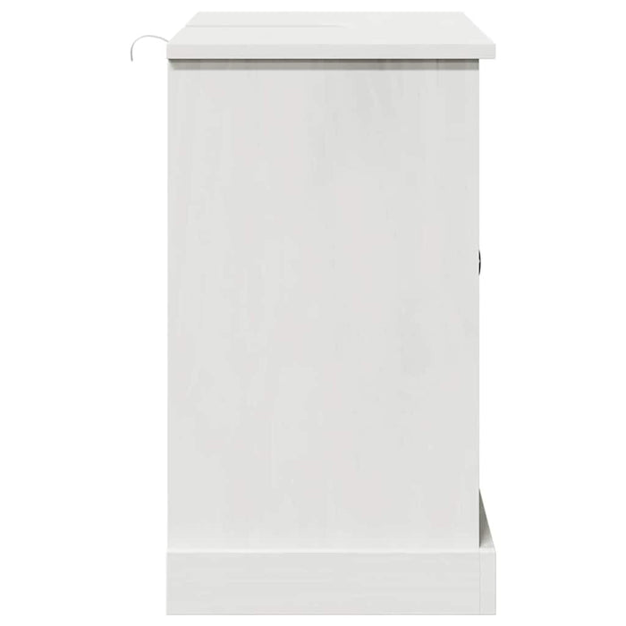 Dulap de chiuvetă cu raft VIGO Alb și Alb Antic 68 x 34 x 59 cm - WALTI WALTI