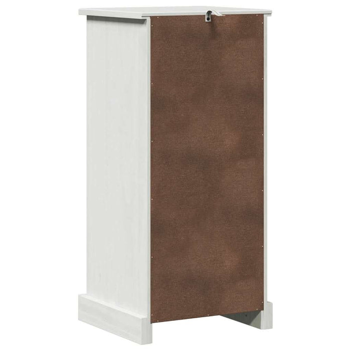 Dulap pentru Baie cu raft VIGO alb antichizat 37 x 34 x 80 cm - WALTI WALTI