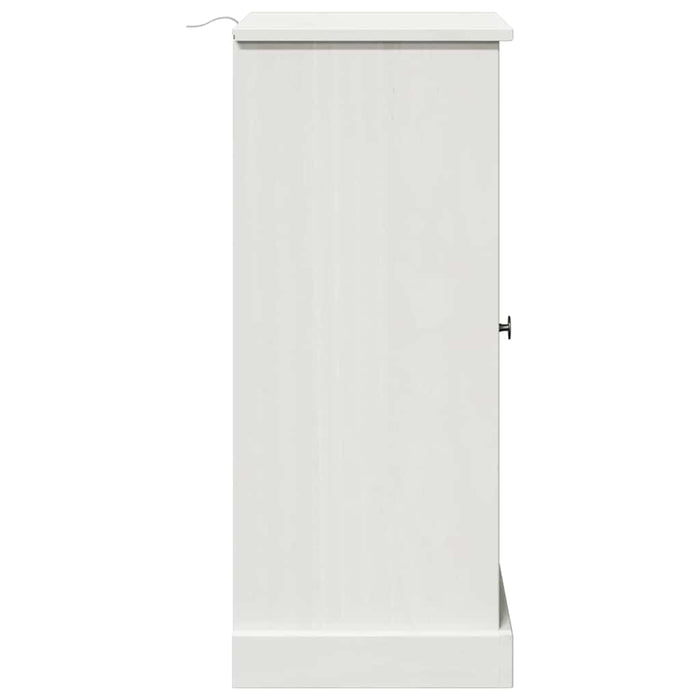 Dulap pentru Baie cu raft VIGO alb antichizat 37 x 34 x 80 cm - WALTI WALTI