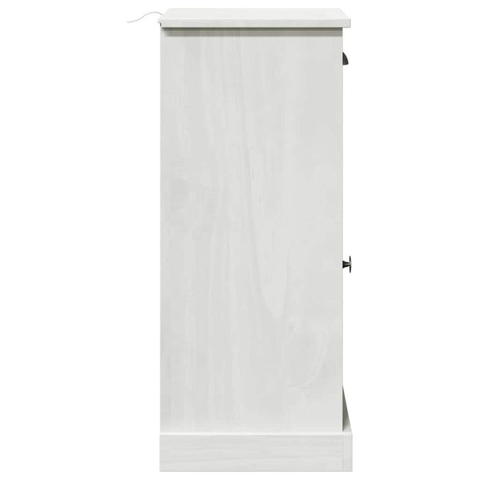 Cabina de Baie VIGO Alb 37.5 x 34 x 80 cm Lemn masiv de pin - WALTI WALTI