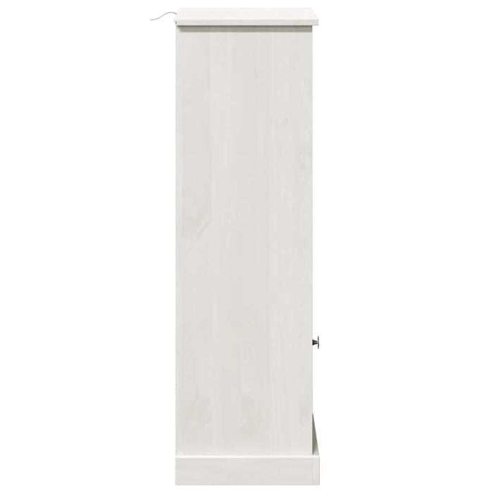 Dulap de Baie cu raft VIGO Alb și Alb Antic 37 x 34 x 110 cm - WALTI WALTI