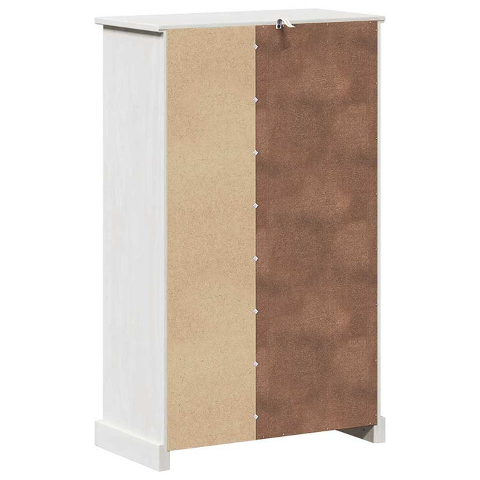 Dulap de Baie VIGO Alb 67.5 x 34 x 110 cm Lemn masiv de pin - WALTI WALTI