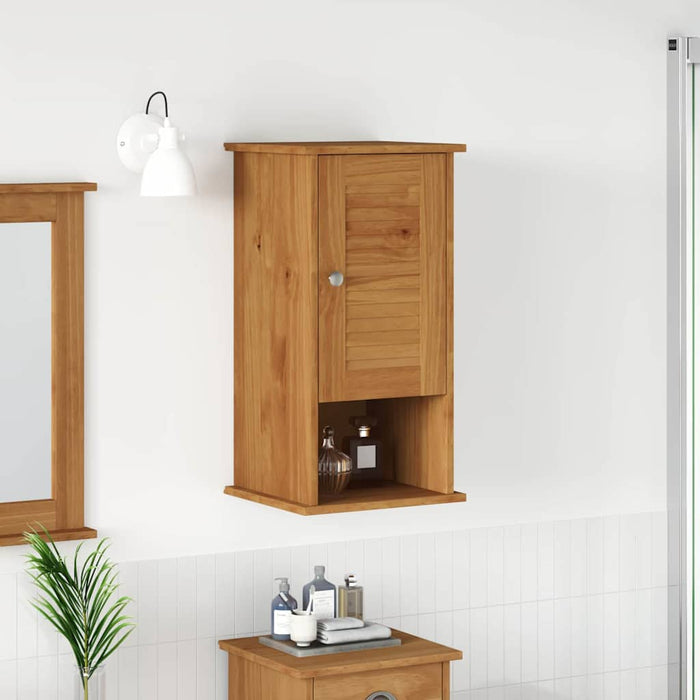 Dulap Bathroom Montat pe Perete cu depozitare VIGO maro miere - WALTI WALTI