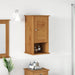 Dulap Bathroom Montat pe Perete cu depozitare VIGO maro miere - WALTI WALTI