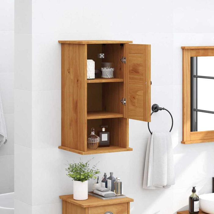 Dulap Bathroom Montat pe Perete cu depozitare VIGO maro miere - WALTI WALTI