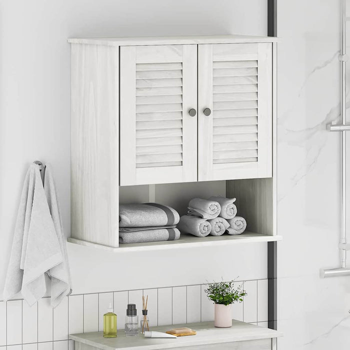 Dulap de Baie cu raft VIGO Alb și Alb Antic 67,5 x 34 x 71,5 cm - WALTI WALTI