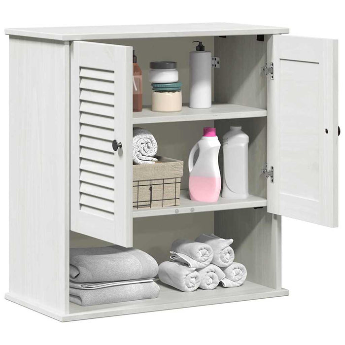 Dulap de Baie cu raft VIGO Alb și Alb Antic 67,5 x 34 x 71,5 cm - WALTI WALTI