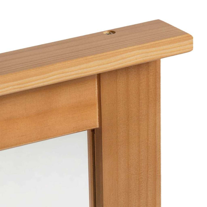 Oglindă VIGO maro miere 55.5 x 5 x 70 cm Lemn masiv de pin - WALTI WALTI