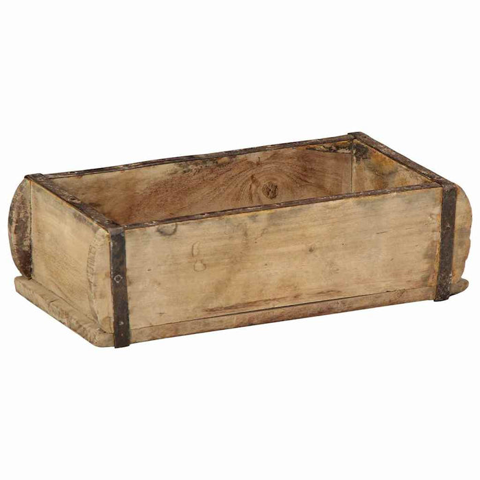 Tavă cu depozitare Maro 30 x 15 x 9 cm Lemn recuperat masiv WALTI