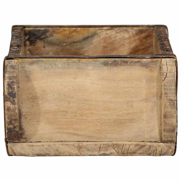 Tavă cu depozitare Maro 30 x 15 x 9 cm Lemn recuperat masiv WALTI