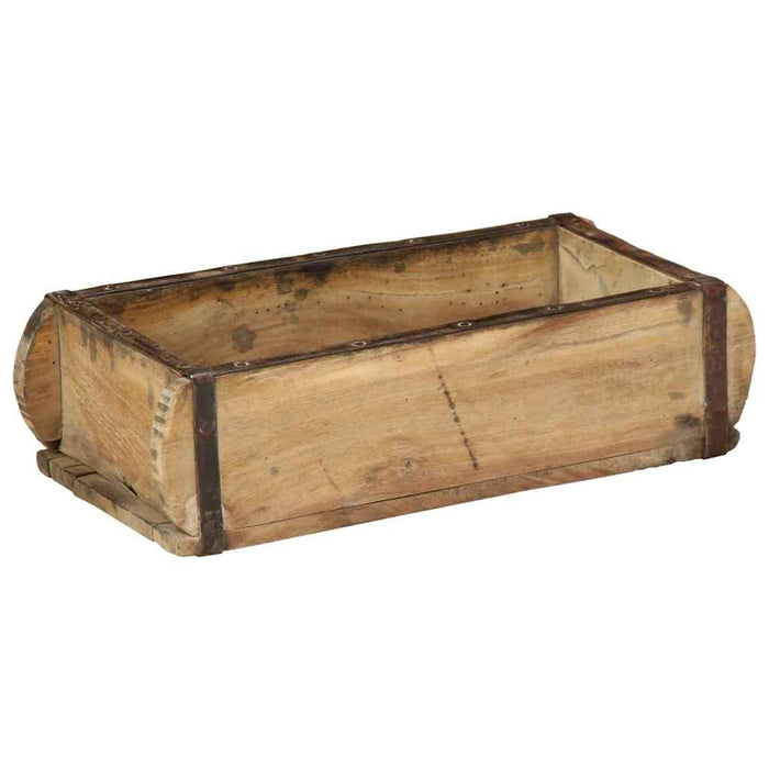 Tavă 4 buc. Maro 30 x 15 x 9 cm Lemn recuperat masiv WALTI