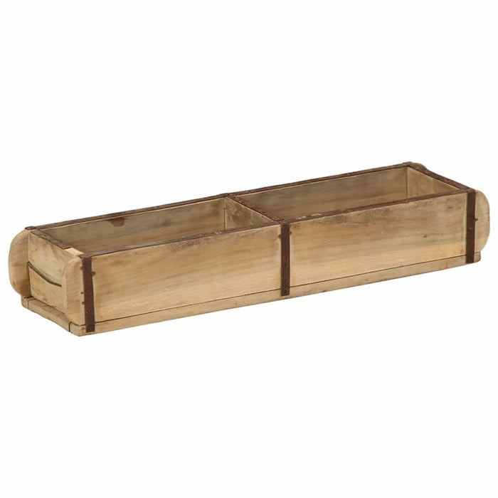 Tavă cu depozitare Maro 57 x 15 x 9 cm Lemn recuperat masiv - WALTI WALTI