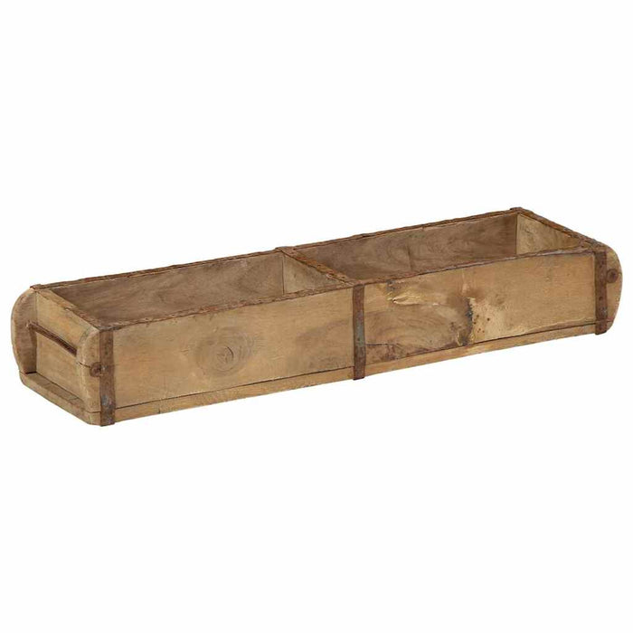 Tavă cu depozitare Maro 57 x 15 x 9 cm Lemn recuperat masiv - WALTI WALTI