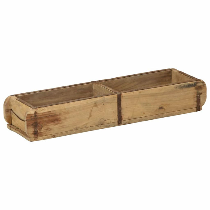 Tavă cu depozitare Maro 57 x 15 x 9 cm Lemn recuperat masiv - WALTI WALTI