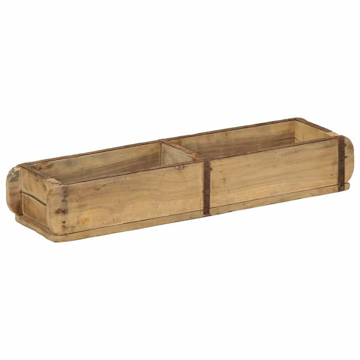 Tavă cu depozitare Maro 57 x 15 x 9 cm Lemn recuperat masiv - WALTI WALTI