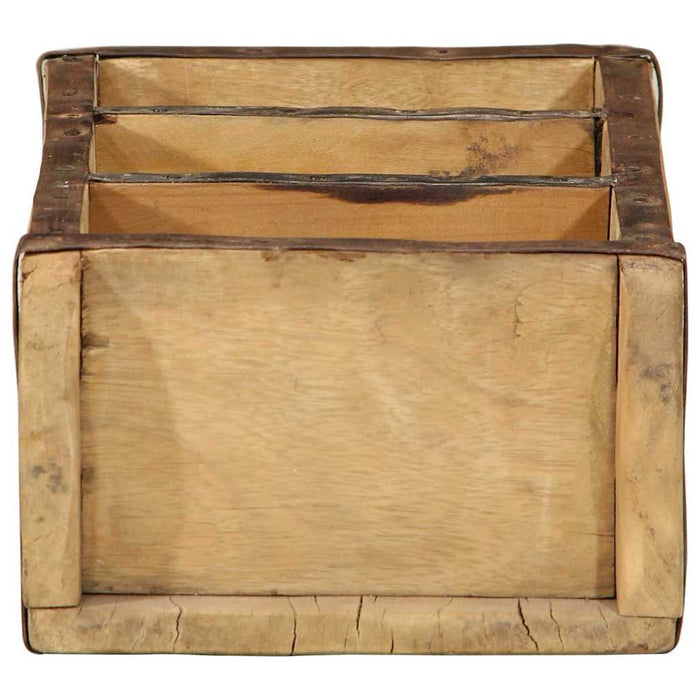 Tavă 4 pcs Maro 30 x 14 x 9 cm Lemn recuperat masiv - WALTI WALTI