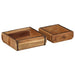 Tavă 2 pcs Maro 29 x 31 x 10 cm Lemn recuperat masiv - WALTI WALTI
