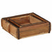 Tavă 2 pcs Maro 29 x 31 x 10 cm Lemn recuperat masiv - WALTI WALTI