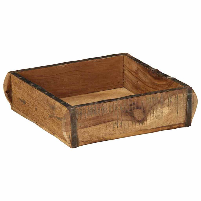 Tavă cu depozitare Maro 29 x 31 x 10 cm Lemn recuperat masiv - WALTI WALTI