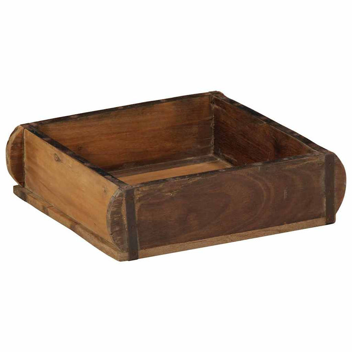 Tavă cu depozitare Maro 29 x 31 x 10 cm Lemn recuperat masiv - WALTI WALTI