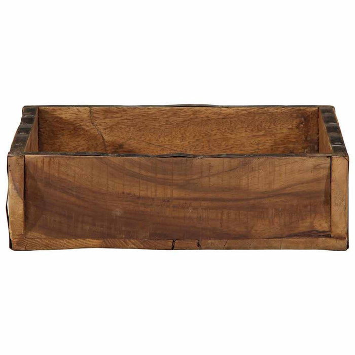 Tavă cu depozitare Maro 29 x 31 x 10 cm Lemn recuperat masiv - WALTI WALTI