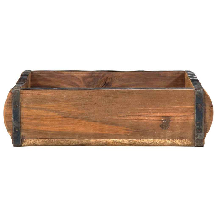 Tavă 4 pcs Maro 29 x 31 x 10 cm Lemn recuperat masiv - WALTI WALTI