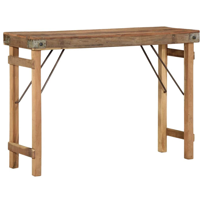 Masă laterală Maro 110 x 35 x 76 cm Lemn recuperat masiv WALTI