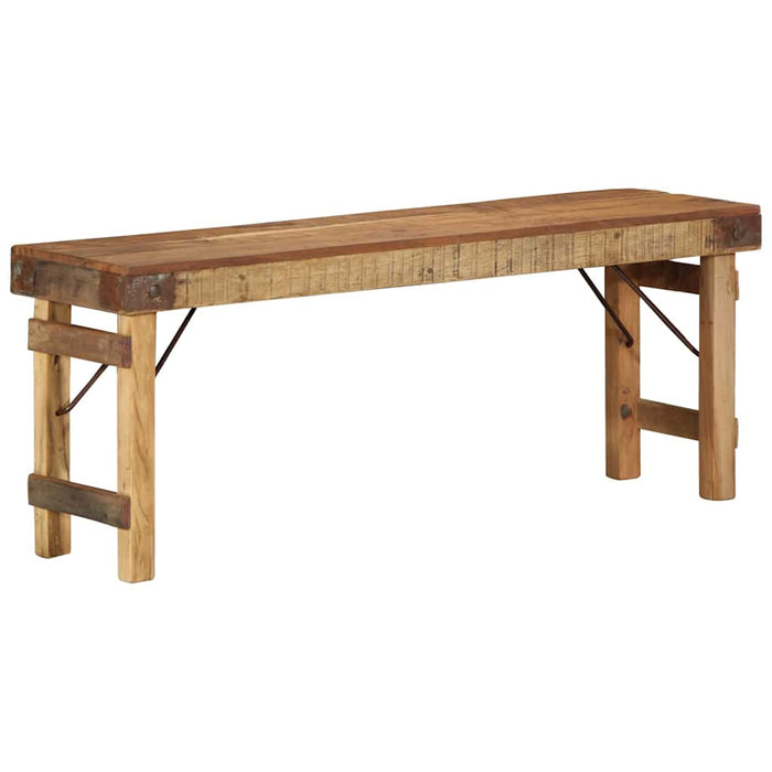 bancă natural 110 x 35 x 46 cm Lemn Vechi Recuperat - WALTI WALTI
