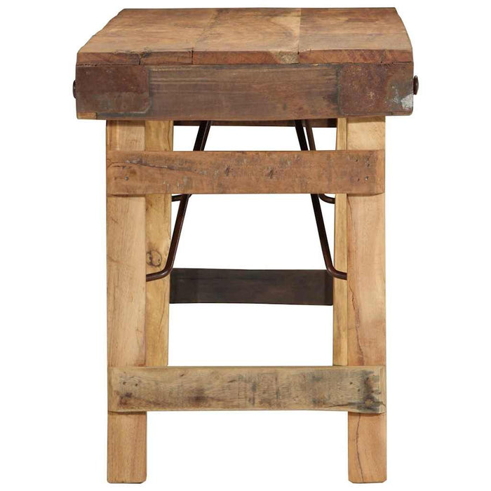 bancă natural 110 x 35 x 46 cm Lemn Vechi Recuperat - WALTI WALTI