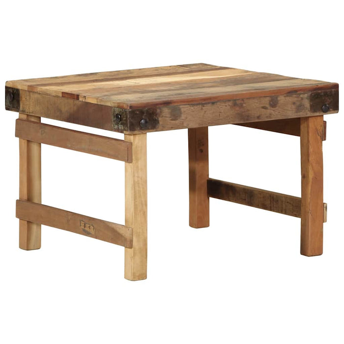 Masă de cafea Maro 60 x 55 x 40 cm Lemn recuperat masiv - WALTI WALTI