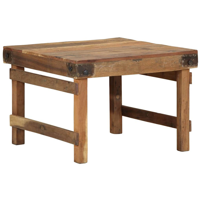 Masă de cafea Maro 60 x 55 x 40 cm Lemn recuperat masiv - WALTI WALTI