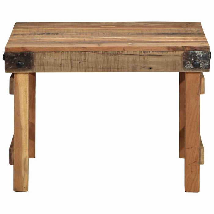 Masă de cafea Maro 60 x 55 x 40 cm Lemn recuperat masiv - WALTI WALTI